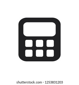 calculator icon vector