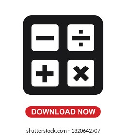 calculator icon vector