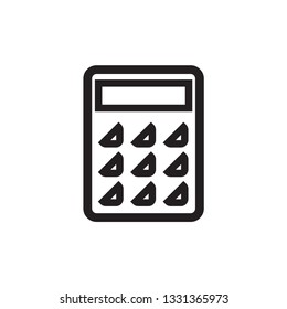 calculator icon vector