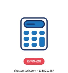 Calculator icon vector - Vector