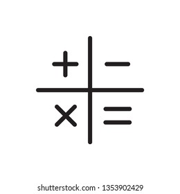 calculator icon vector