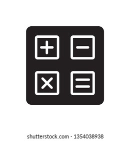calculator icon vector