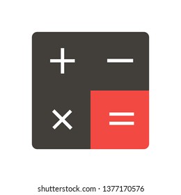 calculator icon. vector