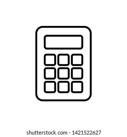 Calculator icon vector. Calculator vector icon