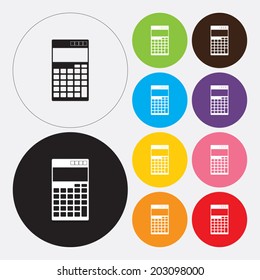 Calculator icon - Vector