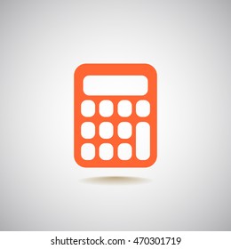 calculator icon vector.