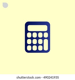 calculator icon vector.