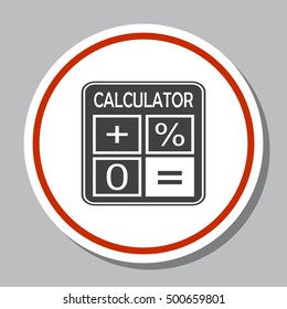 Calculator Icon Vector