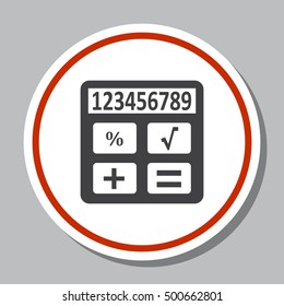 Calculator Icon Vector