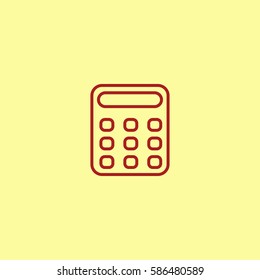Calculator icon vector