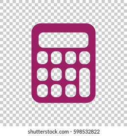 calculator icon vector.