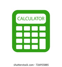 calculator icon vector