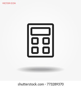 Calculator icon vector