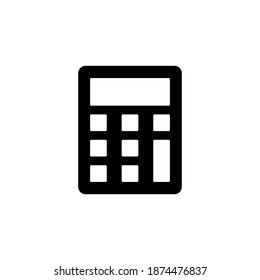 Calculator icon vector. Accounting calculator icon. calculator vector