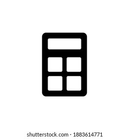 Calculator icon vector. Accounting calculator icon. calculator vector