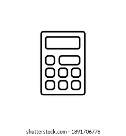 Calculator icon vector. Accounting calculator icon. calculator vector