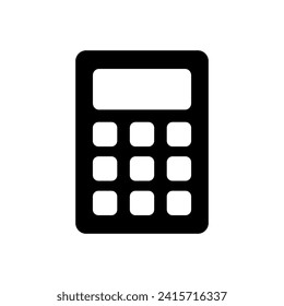 Calculator icon vector. Accounting calculator icon. calculator vector