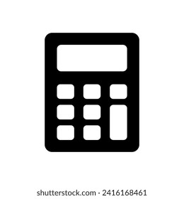 Calculator icon vector. Accounting calculator icon. calculator vector