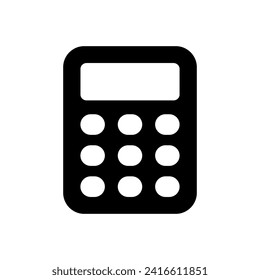 Calculator icon vector. Accounting calculator icon. calculator vector