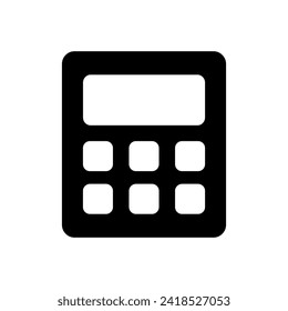 Calculator icon vector. Accounting calculator icon. calculator vector