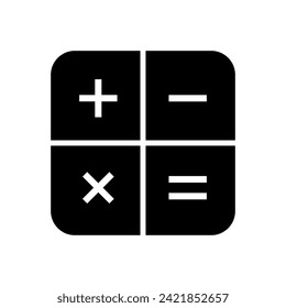Calculator icon vector. Accounting calculator icon. calculator vector