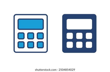 Calculator icon vector. Accounting calculator icon. calculator vector