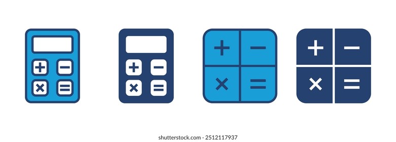 Calculator icon vector. Accounting calculator icon. calculator vector