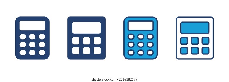 Calculator icon vector. Accounting calculator icon. calculator vector