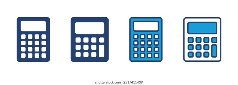 Calculator icon vector. Accounting calculator icon. calculator vector