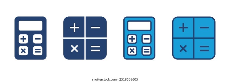 Calculator icon vector. Accounting calculator icon. calculator vector