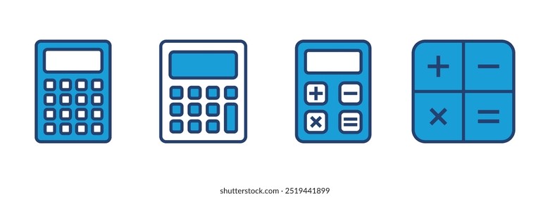 Calculator icon vector. Accounting calculator icon. calculator vector