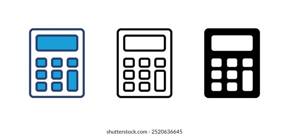 Calculator icon vector. Accounting calculator icon. calculator vector