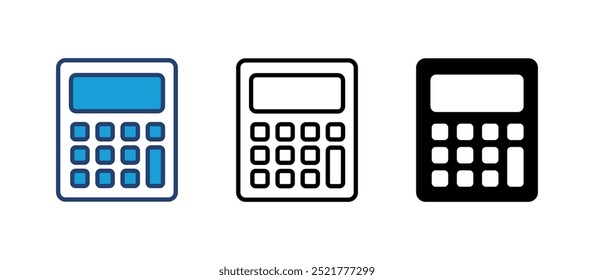 Calculator icon vector. Accounting calculator icon. calculator vector