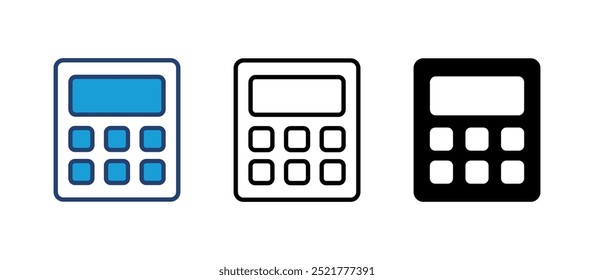 Calculator icon vector. Accounting calculator icon. calculator vector