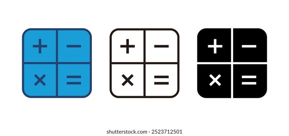 Calculator icon vector. Accounting calculator icon. calculator vector