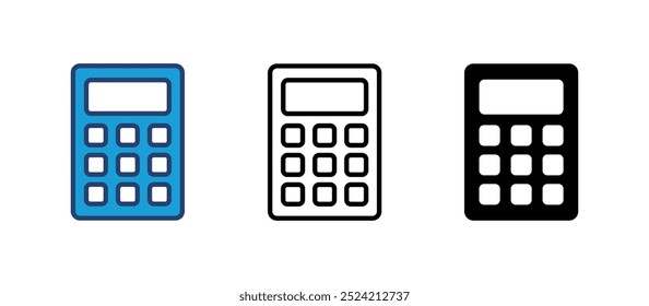 Calculator icon vector. Accounting calculator icon. calculator vector