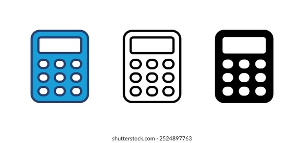 Calculator icon vector. Accounting calculator icon. calculator vector