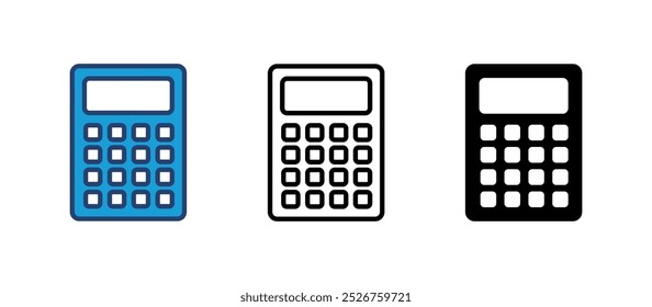 Calculator icon vector. Accounting calculator icon. calculator vector