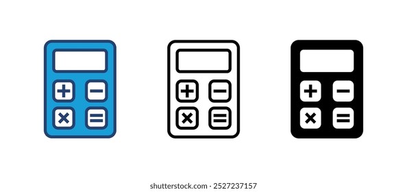 Calculator icon vector. Accounting calculator icon. calculator vector