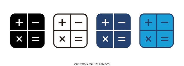 Calculator icon vector. Accounting calculator icon. calculator vector