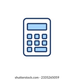 Calculator icon vector. Accounting calculator sign and symbol.