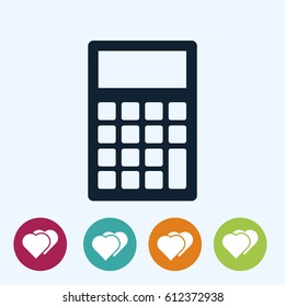 calculator icon  vector best flat icon  EPS