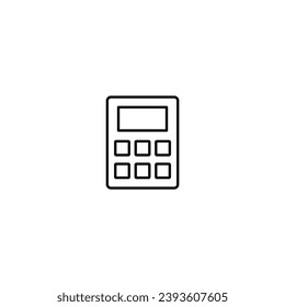 calculator icon vector calculate icon 