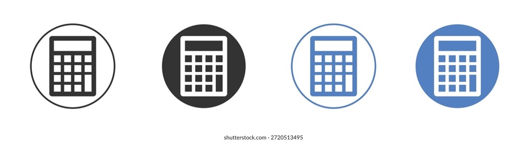 Icono de la calculadora Vector Clip ilustración de arte colección