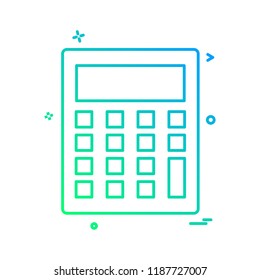 calculator icon vector design