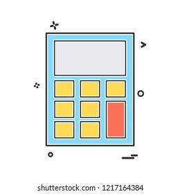 calculator icon vector design 