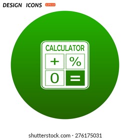 calculator. icon. vector design