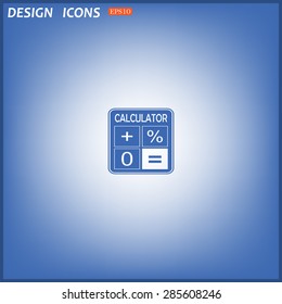 calculator. icon. vector design