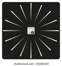 calculator. icon. vector design