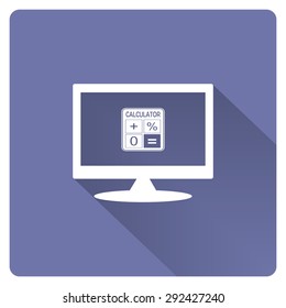 calculator. icon. vector design